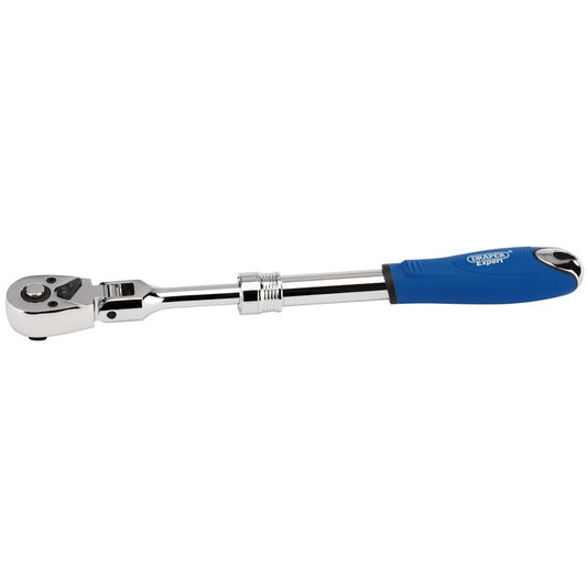 Flexible Head Extending Reversible Ratchet, 3/8" Sq. Dr., 72 Tooth