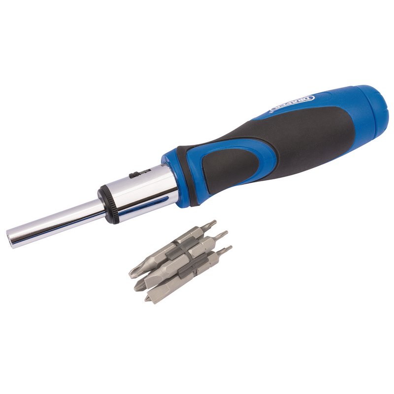 Ratchet Screwdriver and Bit Set (13 Piece)