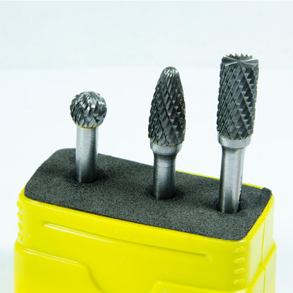 3 Piece TCT Rotary Burrs