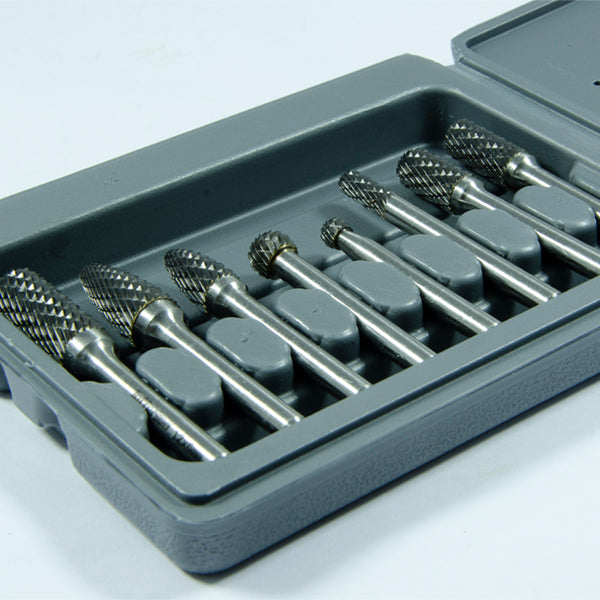 8 Piece TCT Rotary Burrs