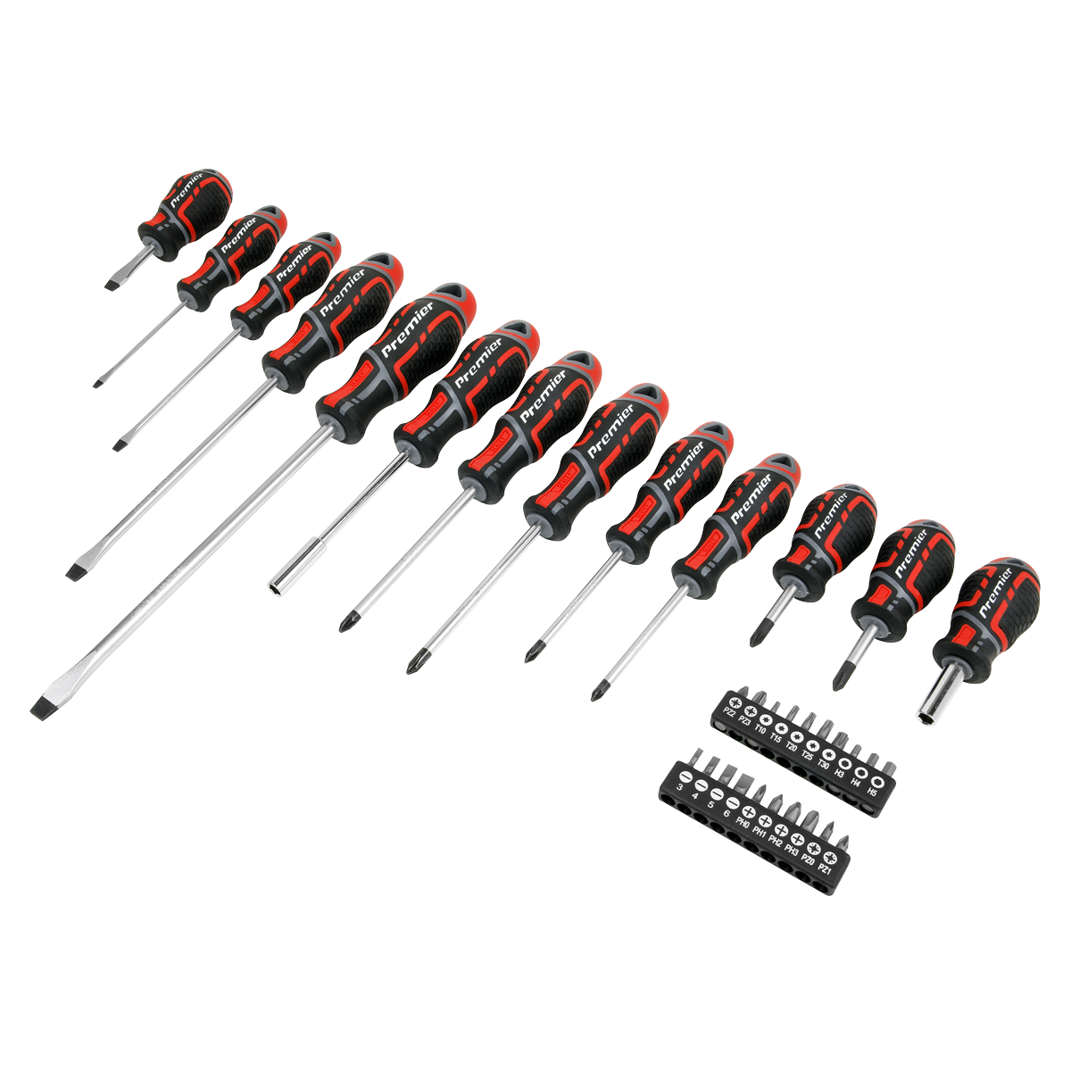 Premier GripMAX® Screwdriver & Bit Set 33pc