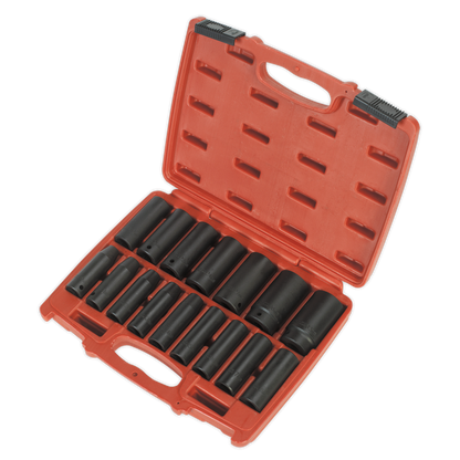 Premier Deep Impact Socket Set 1/2"Sq Drive 16pc