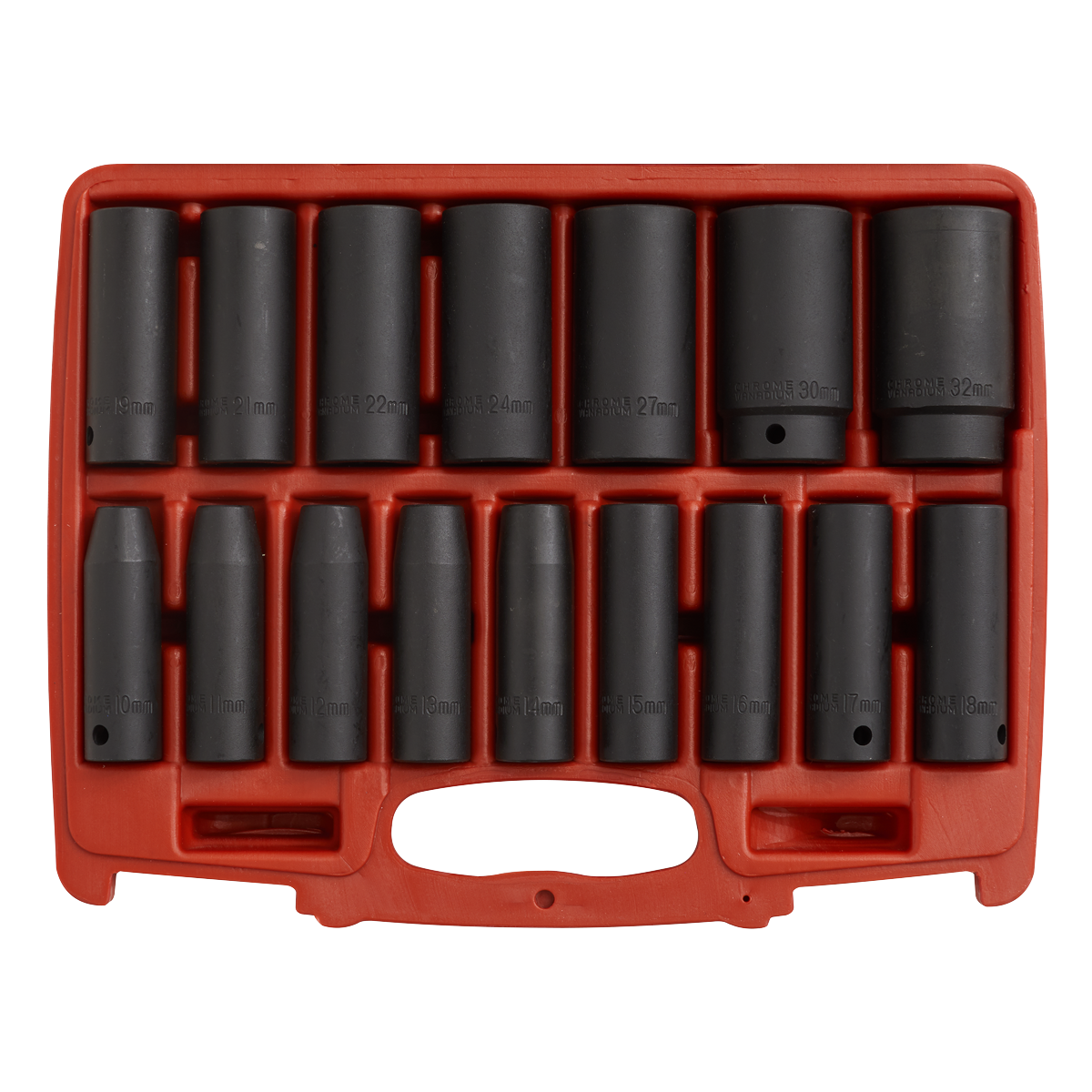 Premier Deep Impact Socket Set 1/2"Sq Drive 16pc