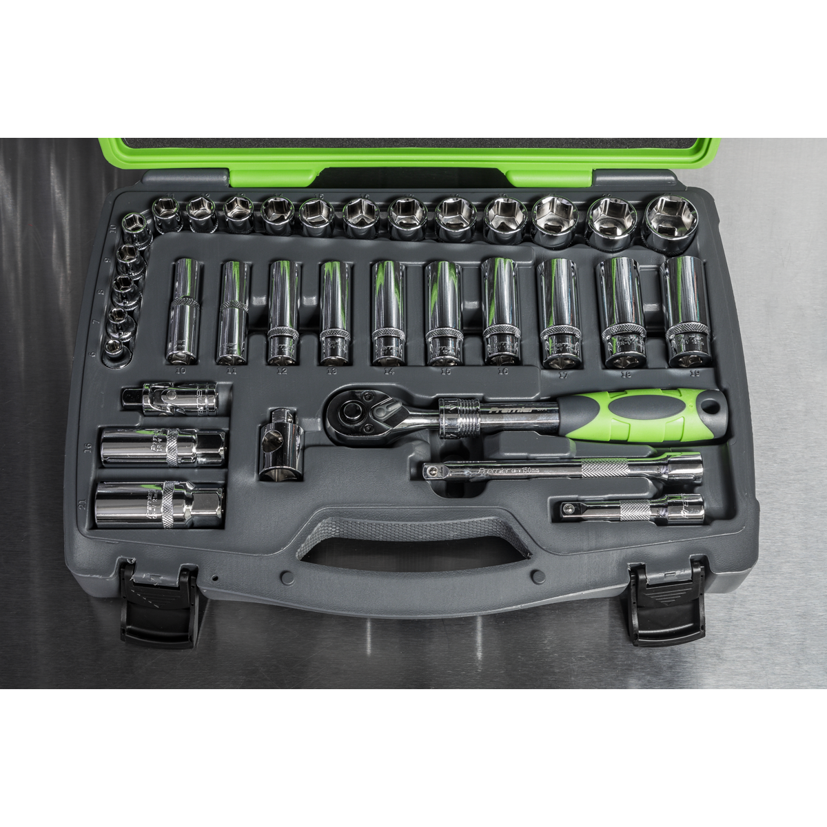 Premier Socket Set 3/8"Sq Drive 34pc