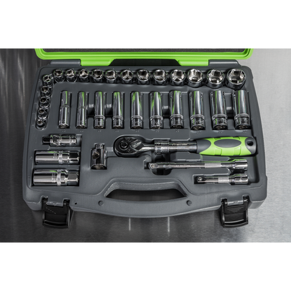 Premier Socket Set 3/8"Sq Drive 34pc