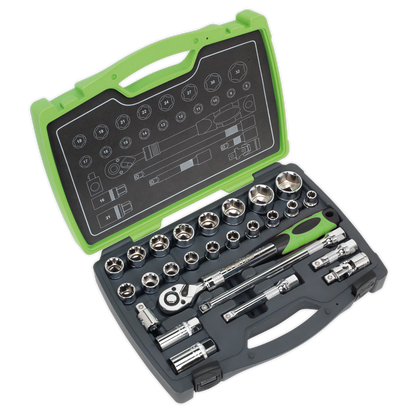 Premier Socket Set 1/2"Sq Drive 26pc