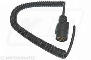 Lighting Cable Coiled with One 7 pin plug