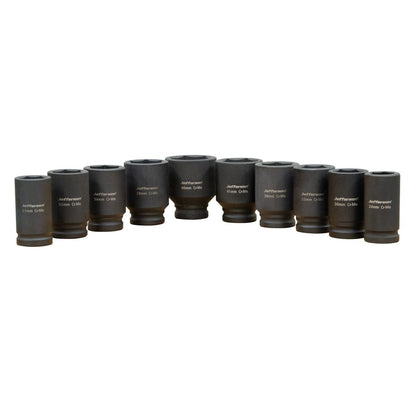 10 Piece 3/4'' Deep Metric Impact Socket Set