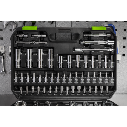 Siegen Socket Set 1/4" & 1/2"Sq Drive 94pc