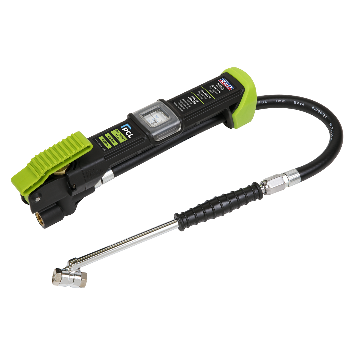 PCL Airlite Eco Tyre Inflator with Twin Push-On Connector